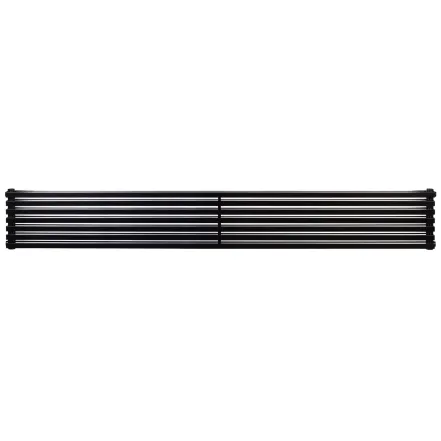 Трубчатый радиатор Betatherm горизонтальный Quantum BQH2 285x2000 (Черный Ral9005M подк. 34)